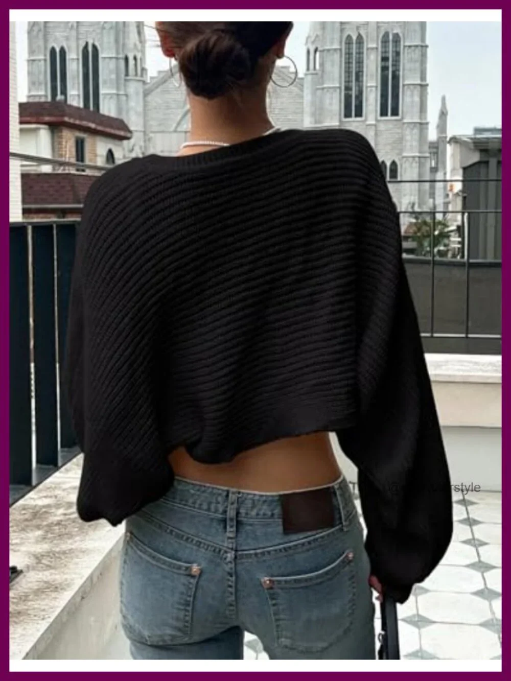 Women's Bolero Shrug Rib Knit Cropped Cardigan Long Sleeve Open Front